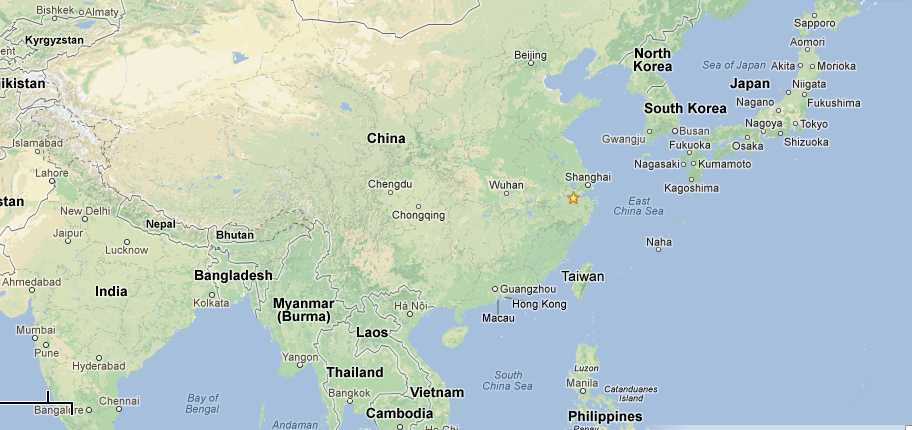 map of China